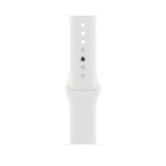 Apple Watch Series SE 2 44mm Silver Aluminum Case with White Sand Sport Band