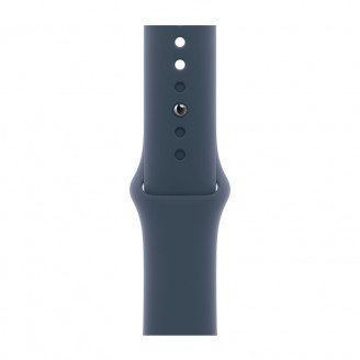 Apple Watch Series SE 40mm Silver Aluminium with Storm Blue Sport Band M/L