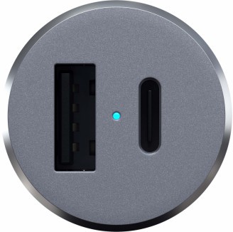 Автомобильное зарядное устройство Satechi USB-C + USB-A, PD, 72Вт, черный