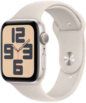 Apple Watch SE 2023 GPS 40mm Starlight Aluminium Case with Starlight Sport Band M/L